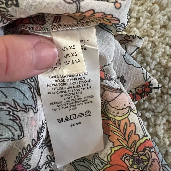 Free People Size xs Floral Festival Maxi Dress - Picture 7 of 9